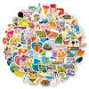 100 Small Size Qing Series Animal Mix And Match Graffiti Stickers Decorative Stickers