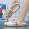 Fashion Shoes Indoor Hole Sabot House Walk Around Home Sandals Man Beach Soft Elegant Y2k Pvc Comfortable Summer Sale Slippers for Men