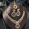 Elegant Light Luxury Women's Jewelry Set & Evening Dress Ensemble