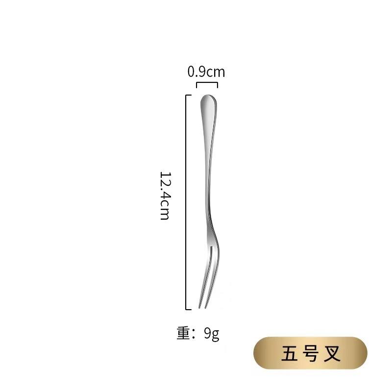 Stainless Steel Tableware Set Western Food Thickened Steak Knife Fork Spoon Coffee Dessert Spoon