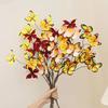Artificial Butterfly Branches Simulation Stems with 8 Fake Butterflies for Vase Filler DIY Bouquets Home Office Table Decor