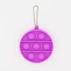 Colorful Silicone Keychain Bubble Toy - Mouse Killer Pendant and Educational Decompression Tool