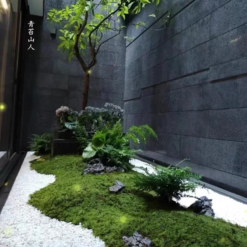 Artificial Turf Moss Simulation Grassland Fake Grass Lawn Carpet Artificial Musgo Turf Synthetic Grass Outdoor Garden Decoration
