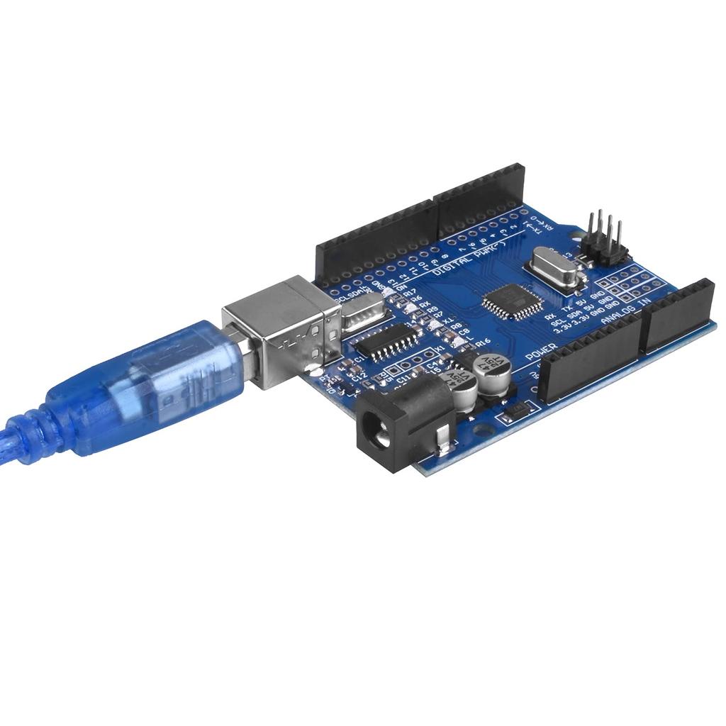 UNO R3 ATmega328P com cabo USB para Arduino   Compatível com Arduino UNO R3 Mega 2560 Nano robô para Arduino IDE AVR MCU Learner K53