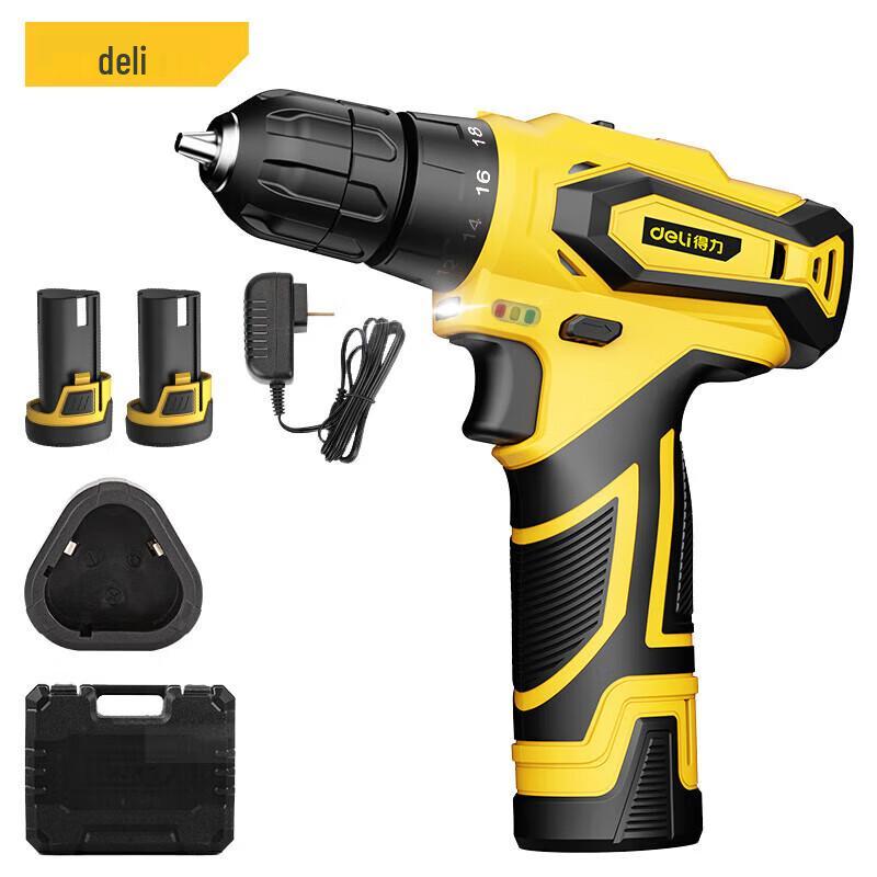 Deli 10.8V Cordless Electric Drill and Screwdriver CN plug (adapter included)