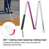 Folding Foldable Reflective Cane Crutch Portable Anti Shock   Walking Stick Blind People