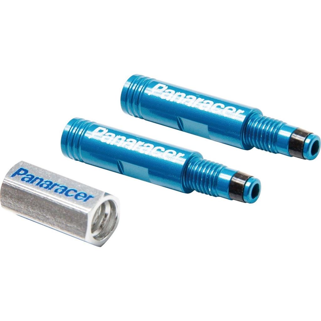 Panaracer Valve Extender 20mm Set of 2 Presta Includes Valve Core Blue VE-20 [For 2-Piece Valves] Tool,