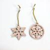 DIY Gifts Drop Pendant Christmas Tree Decoration Xmas Hanging Snowflake/Star/Angel Wooden Ornaments