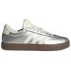 Adidas VL Court 3.0 Silver Metallic Unisex Sneakers Off-White Gum JQ7315