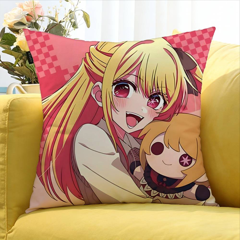 Ruby Hoshino Anime World Various Sizes Square Pillow Case For Car Home Bedchamber Decor