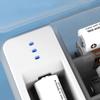 Secure Locking Battery Storage Box Space Saving Transparent Battery Case  Home Use
