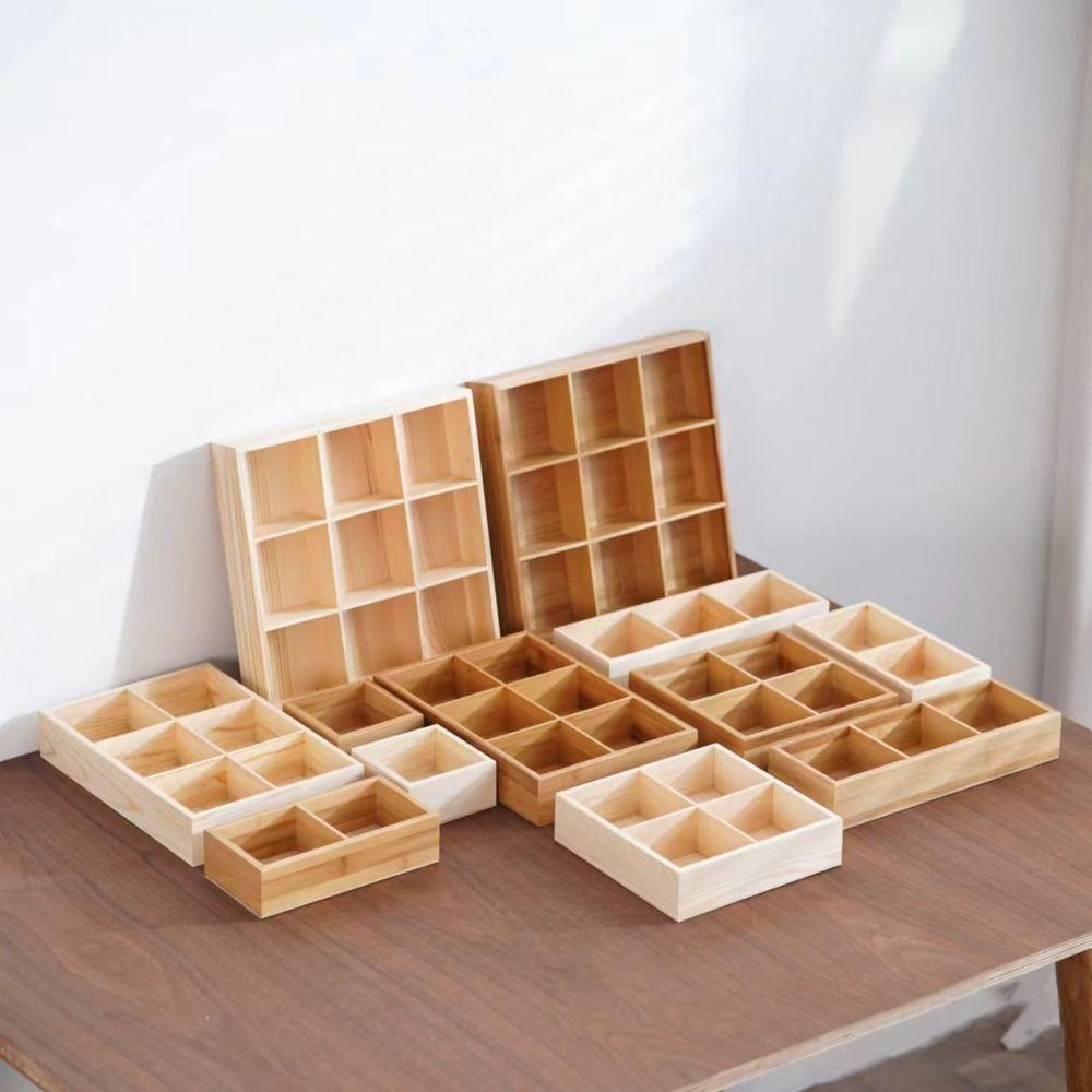 Wood Storage Box Multifunctional Bonsai Holder High Quality Succulent Flowerpot Tray