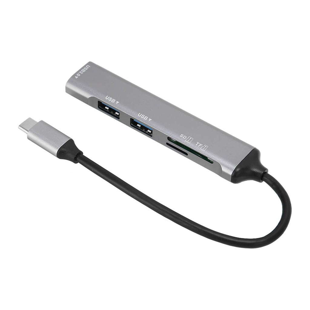 USB C Hub 5 in 1 Plug and Play Type C Hub Metal Electronics Type C Docking Station USB C Adapter for Windows for Linux