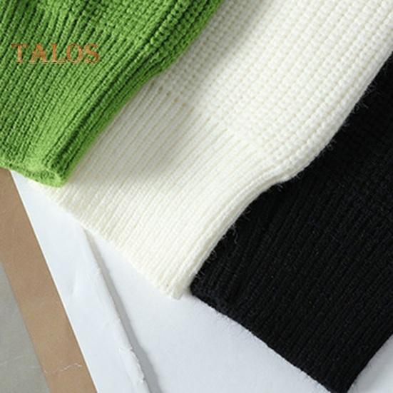 Podzim Zima Muži Svetr Silný Volný Pletený Colorblock Kulatý výstřih Dlouhé Rukávy Svetr Elastické Denní nošení Sport Podnikání Běžné nošení Svetr