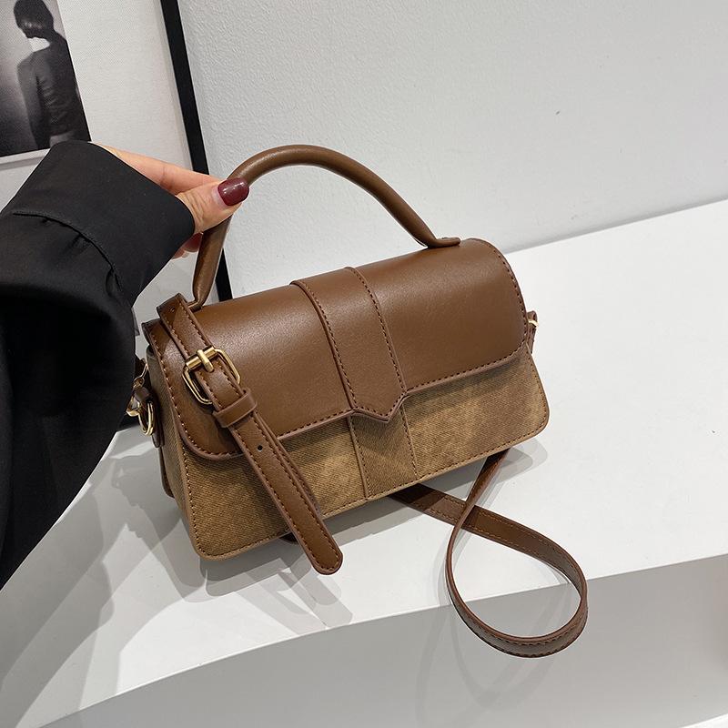Fashion Handbag Simple and Versatile Small Square Bag New Trend Messenger Bag Texture Premium Shoulder Bag Women's Bag