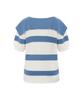 SOUP Sailor Collar Neck Striped Half Knit (Sb5Skf2)