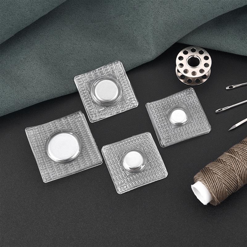 Magnetic Snap Button PVC Invisible Magnetic Buckle Sew On Button Clasps Fasteners For Purses Handbag Clothes DIY Accessories