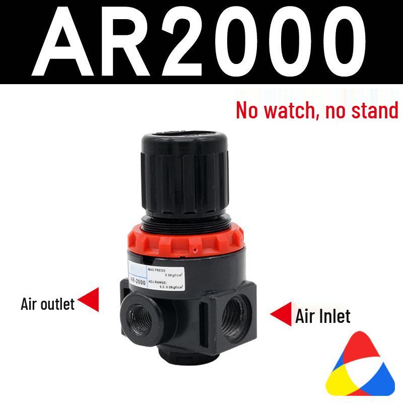 

Airtac Air Pressure Reducing Valve AR2000/BR2000/3000 Pneumatic Gas Regulator