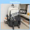 Stylish Large-capacity Backpack Chic Design Lightweight Waterproof Unisex Fashion Bag