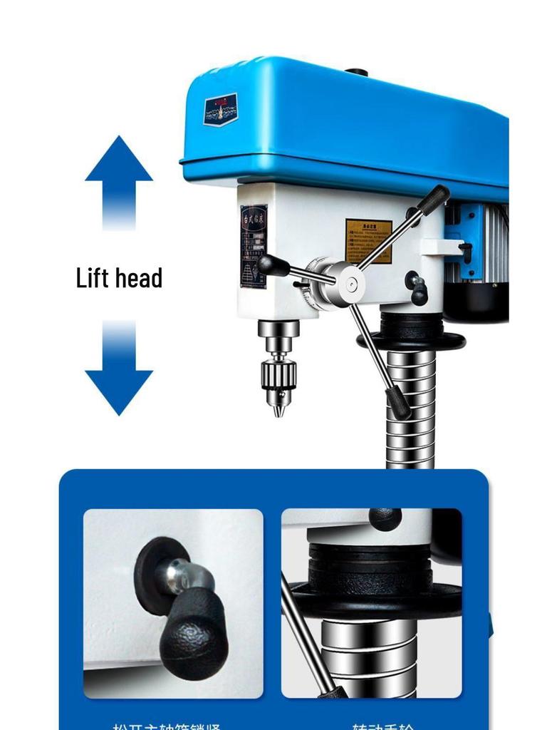 High-Power 220V Mini Bench Drill: Industrial-Grade, Multi-Functional, and High-Precision