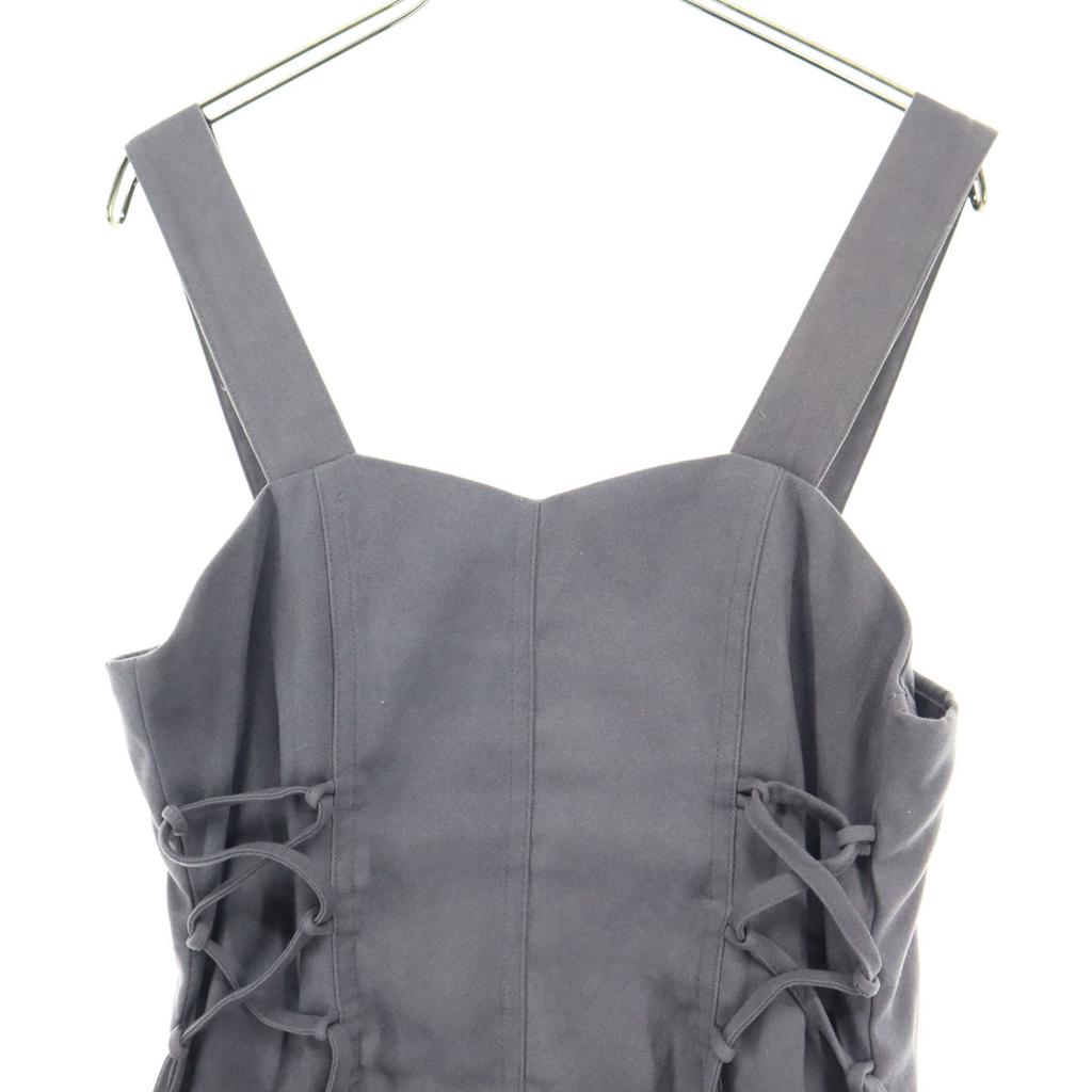 Beauty products FUN No sleeve Long dress F Charcoal gray Women Used