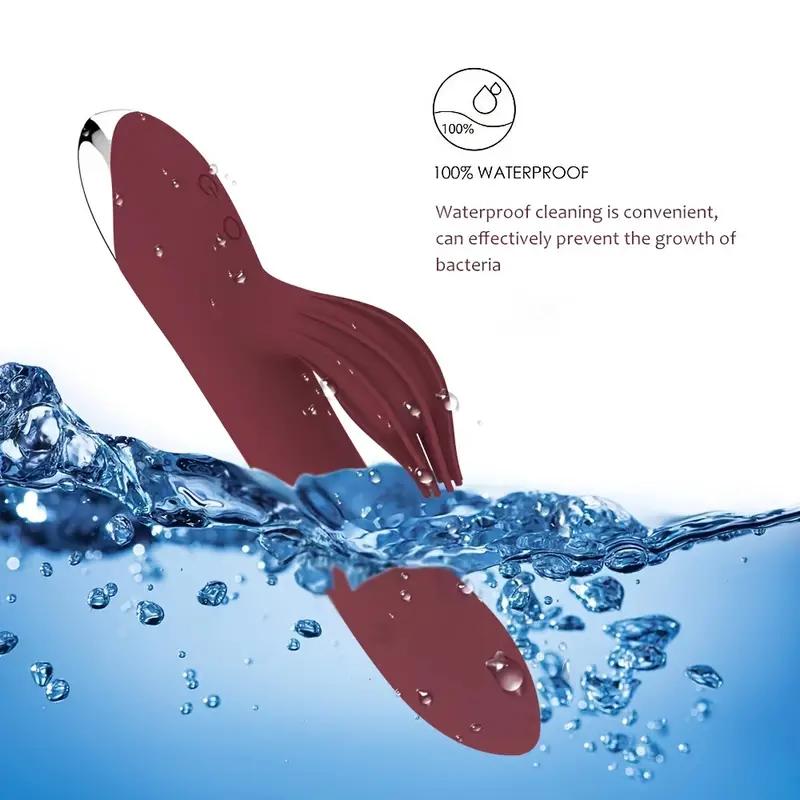 Dildo Vibrator Dual Motor Stimulator With 10 Powerful Vibrations, Entertainment Toy For Women Or Couples