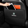 2025 New Car Seat Back Kick Pad Leather Protector Car Upholstery for Skoda Octavia A2 A7 Kodiaq Enyaq iV Kamiq Superb Fabia Rapi