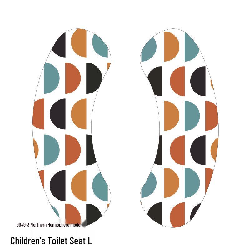 Children's Cartoon Self-Adhesive Washable Toilet Seat Cushion Pad