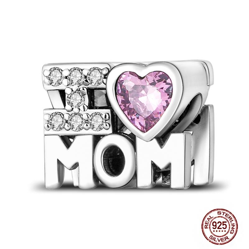 Pink Purple Series Charms Copper Murano Glass Butterfly Animal Paw Print Clasp Charm Beads Fit Original Bracelet Diy Jewelry