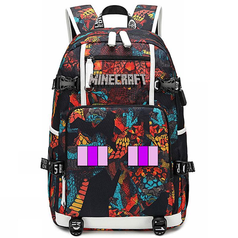 

Backpack Game Periphery Shadowman Backpack Primary and Secondary School Boys and Girls Backpack Large Capacity Trendy Bag
