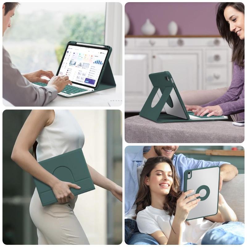 Protective Case Keyboard Strong and Practical Keyboard Cover for 10.2" 9th 8th 7th 2019 2020 Generation Tablets