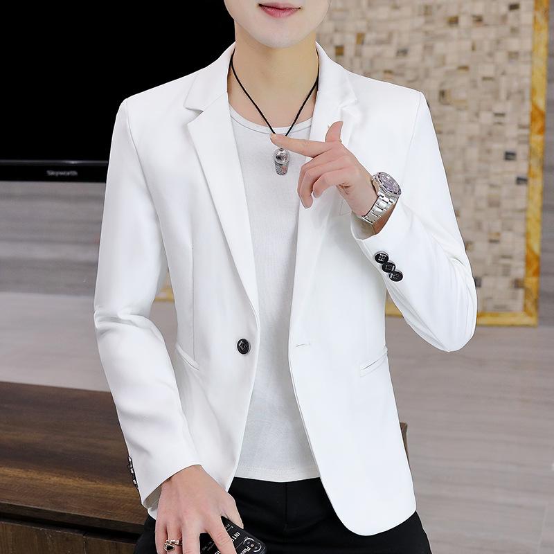 Ensemble Blazer Business Décontracté Coupe Slim pour Homme Style Coréen pour le Printemps et l'Automne