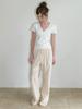 Liel Liv Banding Pants (Beige)