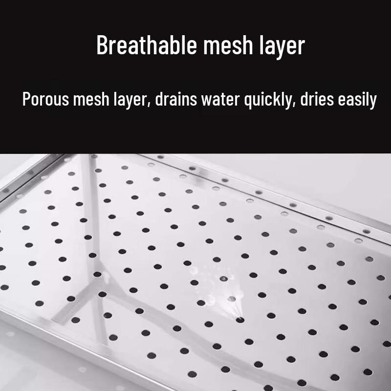 Yunshuang Stainless Steel 2-Tier Kitchen Countertop Spice Rack