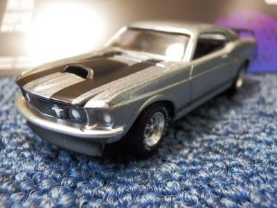 This Is the Mustang from the Movie “John Wick”! 1/64 Scale Model Car John Wick 1969 Mustang BOSS 429 Silver American Car GL