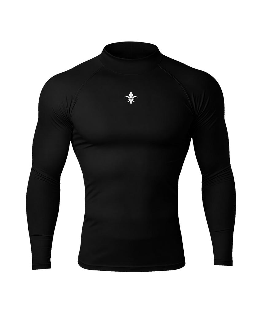 CARMID Compression Mock Neck Long Sleeve [Black]