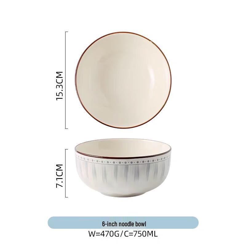 ZISIZ Geschirrset aus Keramik im japanischen Stil