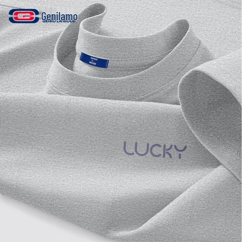 GENIOLAMODE Men s Casual Cotton Short Sleeve T-Shirt L