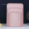 Multi-use Large Capacity Serving Tray Plastic Practical Food-grade Storage Tray for Home