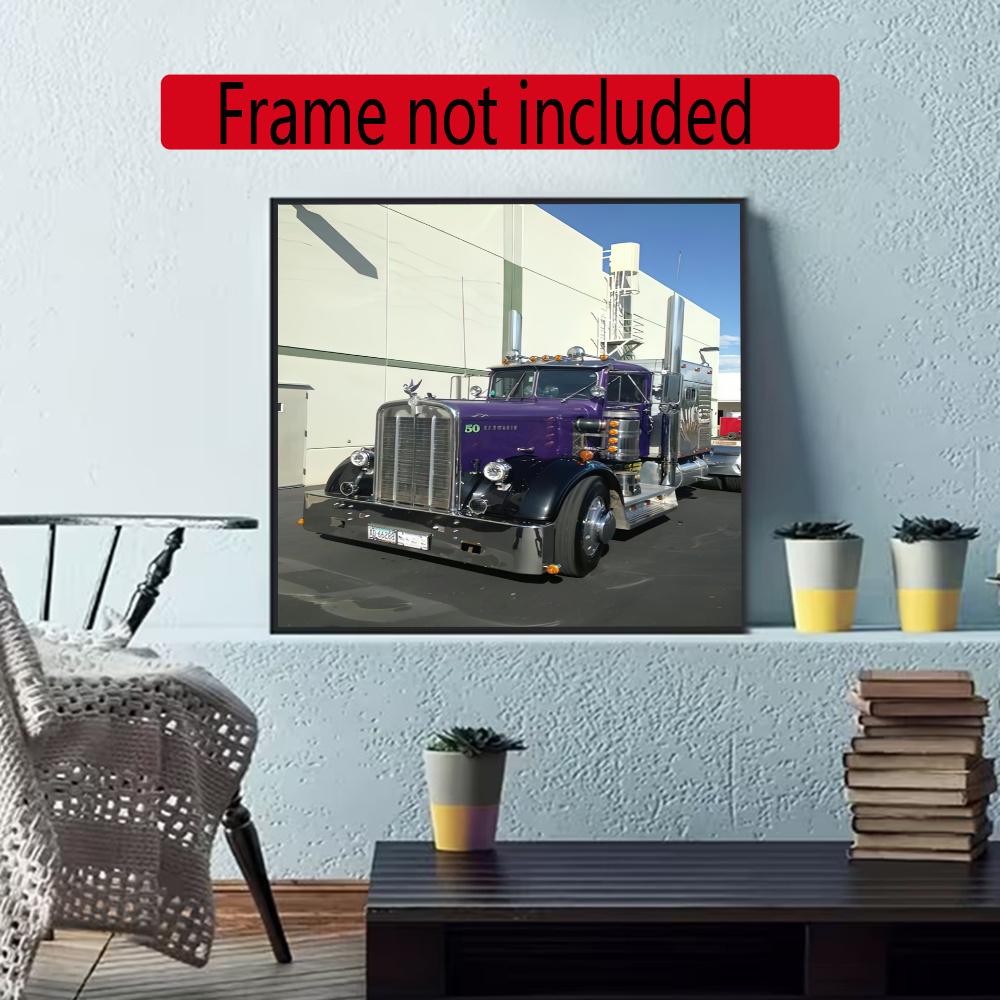 Kenworth 5D Diamond Painting Round Diamond Rhinestones Mosaic Diamond Embroidery Wall Paintings Rhinestones Gift Frameless