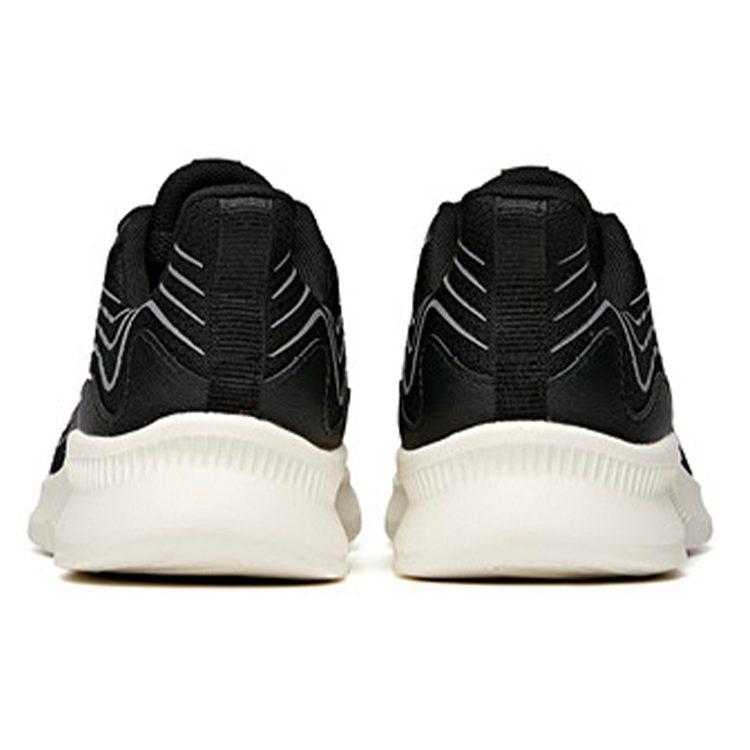 Anta Cushioning Slip Resistant Abrasion Resistant Breathable Lightweight Low top Running Shoes Men's Black Gray White 112115577-1