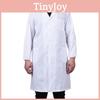Unisex Doctor Nurse Workwear Long Sleeve Short Sleeve Lab Coat White Winter Summer