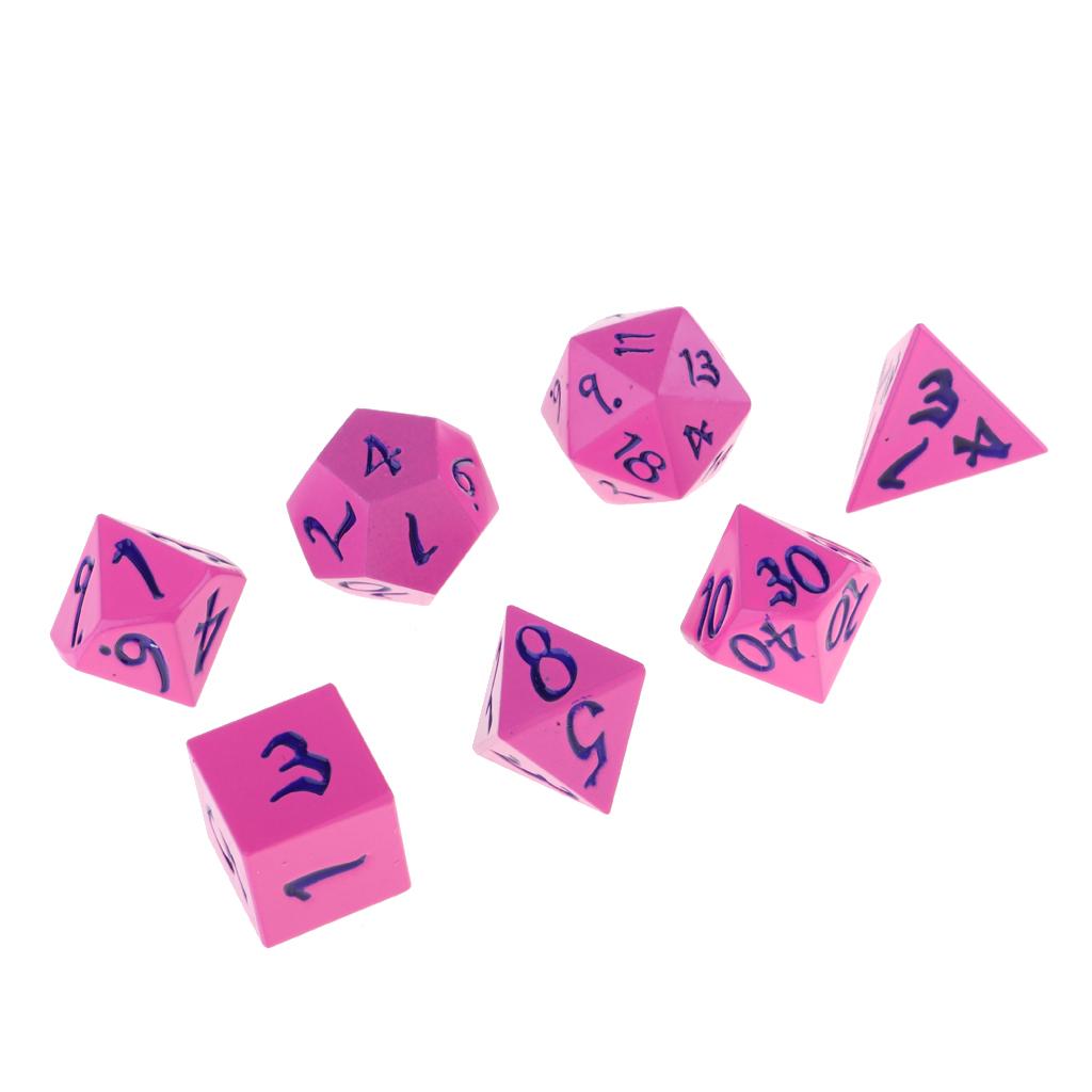 D8 D10 D12 D20 Polyhedral Set Baord Game Toy For DND