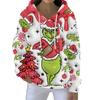Christmas Hoodies For Women Funny Cute Printed Holiday Sweatshirt Winter Oversized Pullover Tops