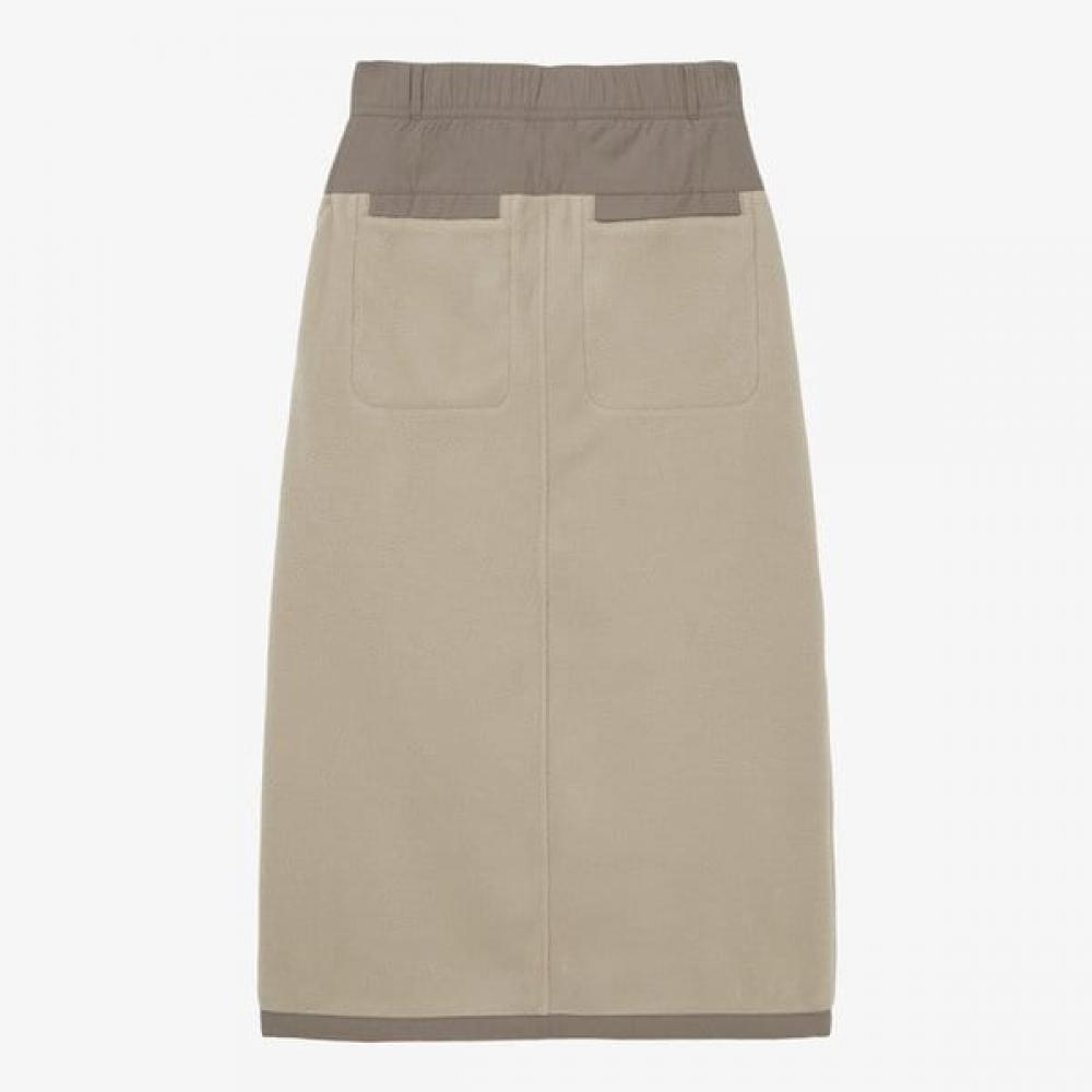 The North Face Women S Denali Fleece Skirt Light Beige Nk6fr55b