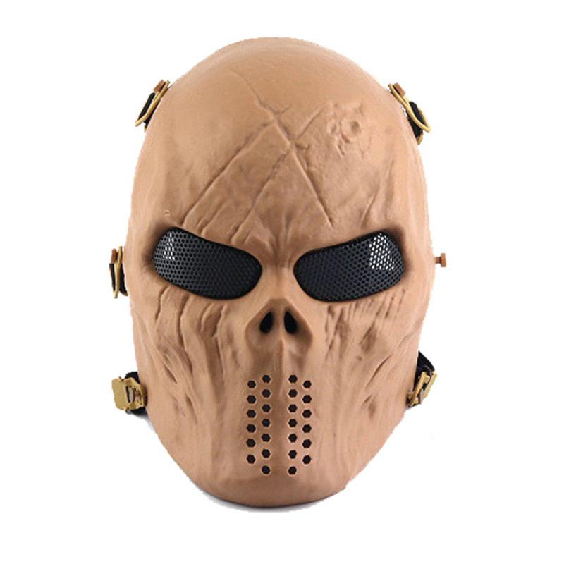 Skull Mask Adjustable Available In Multiple Colors Clothing And Accessories Cosplay Supplies Comfortable To Wear 29.5 * 21cm Tpr