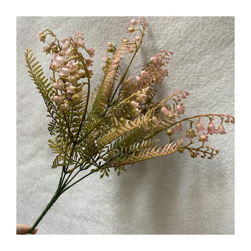 Plastic Flexible Artificial Hemiboea Bicornuta Plants Decoration Table