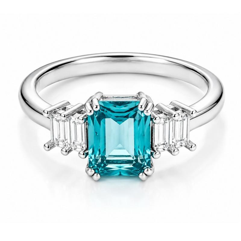 European and American New Diamond Twist Ring Couple's Ring Simple Fashion Ladies Jewelry Brilliant Exquisite Ladies Ring