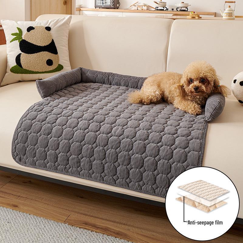 Thickened Anti-Scratch Pet Sofa Cushion: Non-Slip Nest & Mat for Cats and Dogs