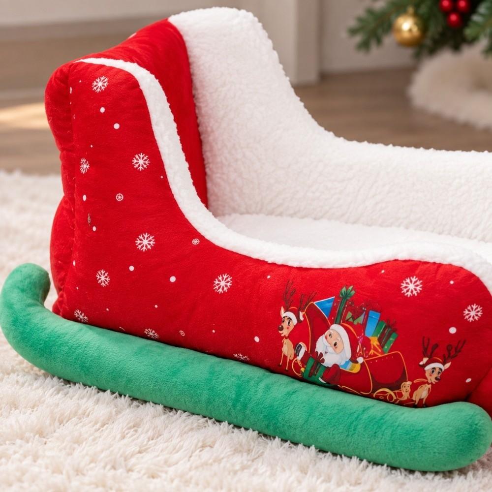Washable Pet Couch Plush Sleigh Bed High Quality Pet Bed  Winter